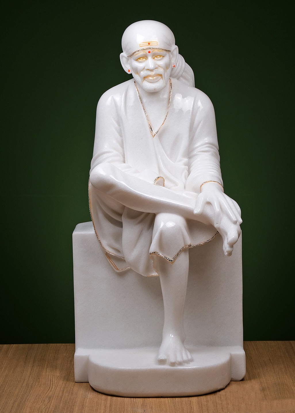 Sai Baba Marble Statue 30 Inch