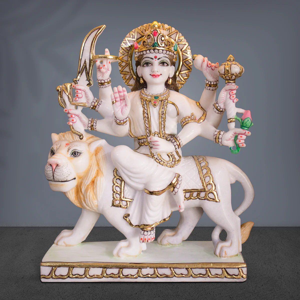 Durga Maa Marble Statue