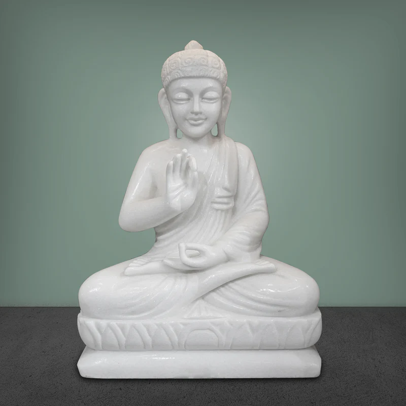 Buddha Marble Statue 18 Inch